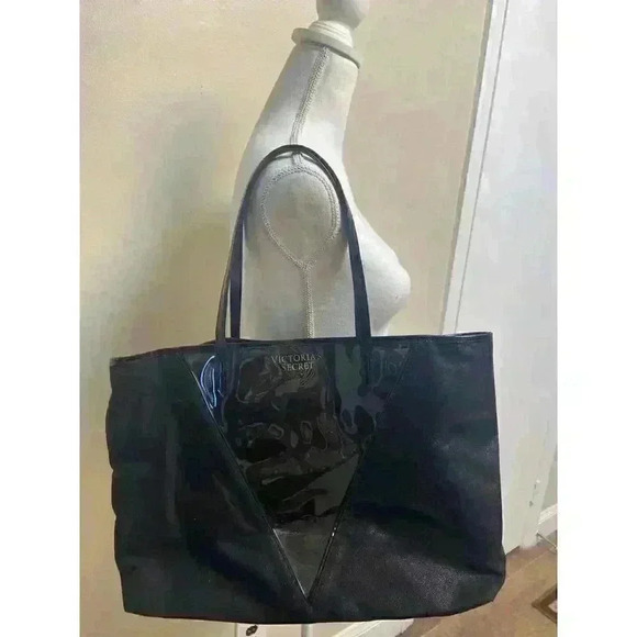 VICTORIA'S SECRET Black Tote Bag - Picture 1 of 6